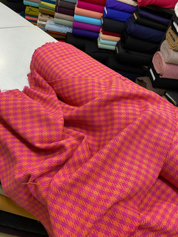 Pembe Turuncu KazayağıTüvit Kumaş