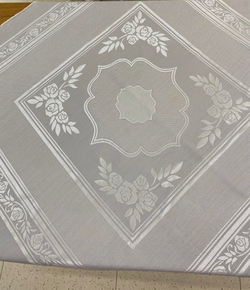Rose Etamin İşlenebilir Pano Kare Örtü
