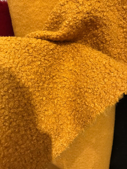 Safran Sarısı Teddy Kumaş