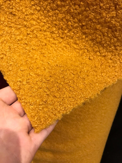 Safran Sarısı Teddy Kumaş