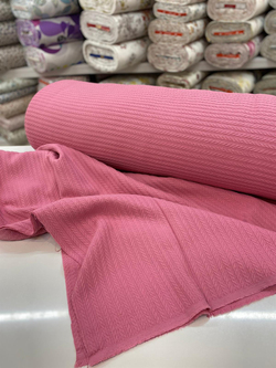 Şeker Pembe Örgü Desen Pike