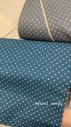 Seyrek Puanlı Linen Kumaş
