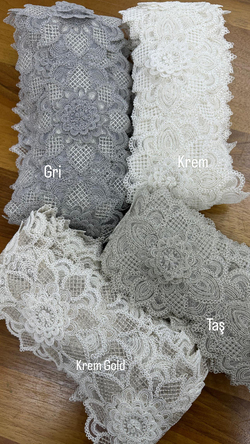 Taş Yıldız Papatya D1150 Desen Fransız Güpürü (1 top)