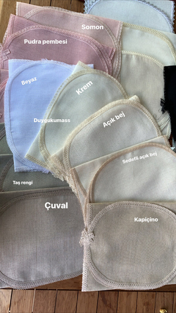 Üçlü Çiçek Şablon ve İpler Dahil Oval Set (DK 48)