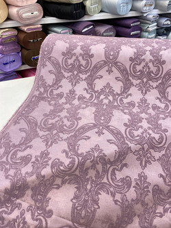 Violet Şamdan Desen Etuval İpek Şönil Pike Kumaş