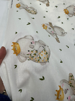 Yeşil Detaylı Sevimli Koala Desen Akfil D1950