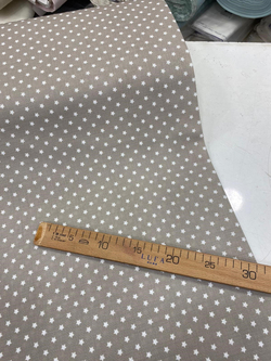 Yıldızlı Linen Kumaş