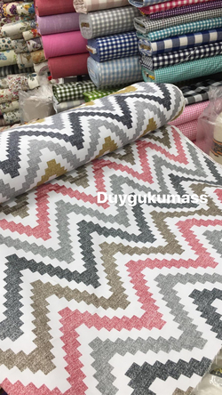 Zigzag Kilim Desen Duck keteni