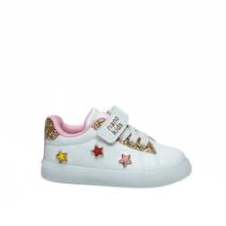 Nano KidsNano Kids Bebe 1893 Cilt Beyaz Altın Yıldızlı