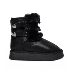 ServetServet Filet Ugg 25215 Cilt Simli Siyah Sultan