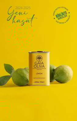 Limon Çeşnili 175 ml Natürel Sızma Zeytinyağı (Yeni Hasat)