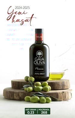 Premium Trilye 500 ml Erken Hasat Natürel Sızma Zeytinyağı (Yeni Hasat)