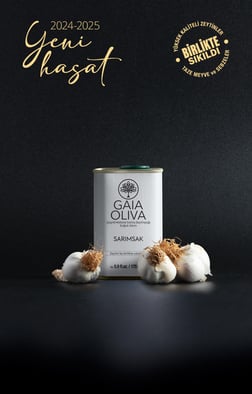 Sarımsak Çeşnili 175 ml Natürel Sızma Zeytinyağı (Yeni Hasat)
