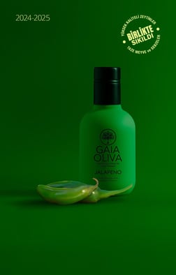 Jalapeno Çeşnili 250 ml Natürel Sızma Zeytinyağı (Yeni Hasat)