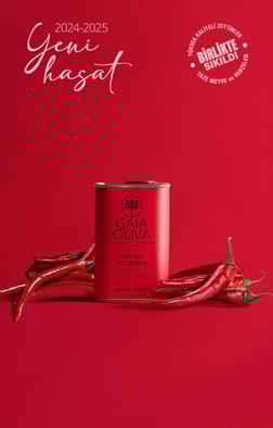 Kırmızı Acı Biber Çeşnili 175 ml Natürel Sızma Zeytinyağı (Yeni Hasat)