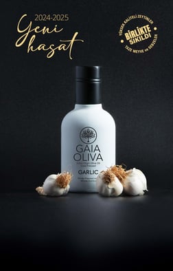 Çok Yakında | Sarımsak Çeşnili 250 ml Natürel Sızma Zeytinyağı (Yeni Hasat)