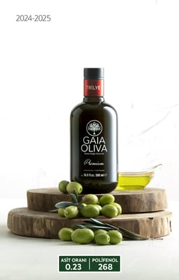 Premium Trilye 500 ml Erken Hasat Natürel Sızma Zeytinyağı (Yeni Hasat)