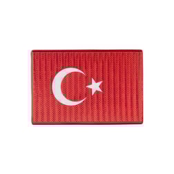 Türk Bayrağı Kol Arması Yeni 3 Boyutlu