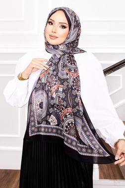 Mimoza Desen Soft Şal -8