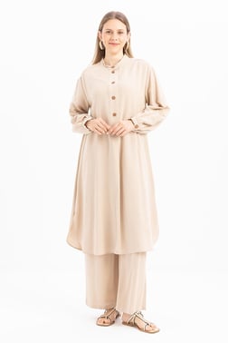 Beige-Linen Tunic