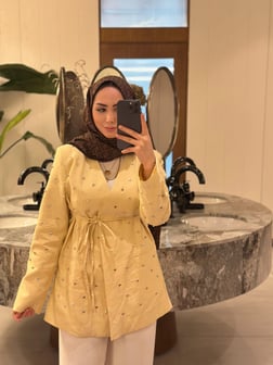 ZIMBALI CUPRA CEKET SOFT SARI
