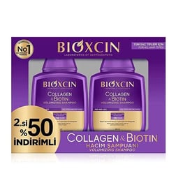 Bioxcin Collagen ve Biotin Hacim Veren Şampuan 2x300 ml