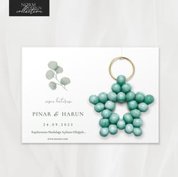Mint Love Yıldız Anahtarlık Hediyelik