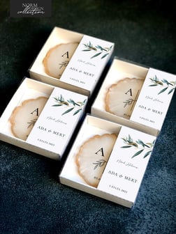 Olive Leaf Epoksi Magnet Hediyelik