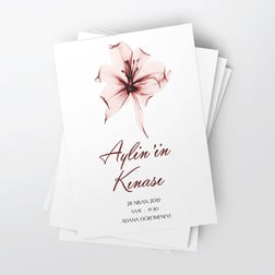 X-RAY Flower Kına Kartı