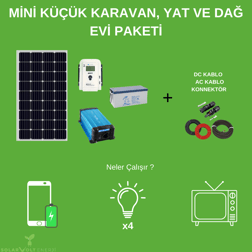 MİNİ KÜÇÜK KARAVAN, YAT ve DAĞ EVİ PAKETİ