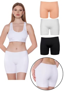 Vanilya Secret Lazer Şhort 3'lü Paket Asorti