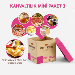 Kahvaltılık Mini Paket 3 + 250 Gr Petek Bal Hediyeli