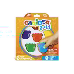 Carioca Teddy Mum Boya 6'lı Set | Leke Bırakmayan, Güvenli ve Eğitici Boyalar