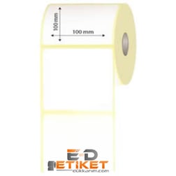 100mm x 120mm Kuşe Etiket