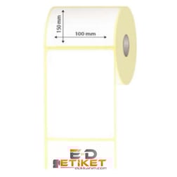 100mm x 150mm Kuşe Etiket