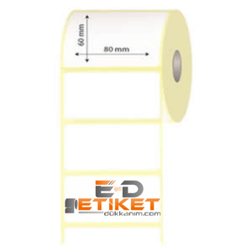 100mm x 70mm Kuşe Etiket