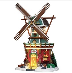 29cm Led Işıklı Hareketli Yel Değirmeni Windmill Yılbaşı