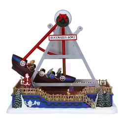 33cm Sallanan Gondol Yılbaşı Lunapark Işıklı Hareketli Müzikli Dekor