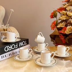 Kahve FincanıDahlia 6 Kişilik Fincan Takımı