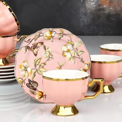 Kahve FincanıEldon 6 Lı Kahve Fincan Takımı - Pembe