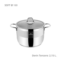 Sofram Soft 16 cm XL Derin Tencere