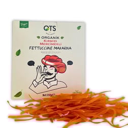 Ots Organik Kırmızı Mercimekli Fettucine Makarna 350 G