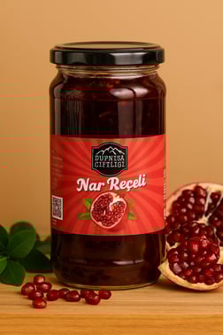 ReçellerDupnisa ÇiftliğiNar Reçeli 300g