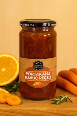 ReçellerDupnisa ÇiftliğiPortakallı Havuç Reçeli 300g