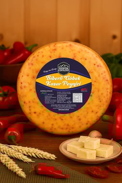 Süt ÜrünleriDupnisa ÇiftliğiBiberli Göbek Kaşar 250g
