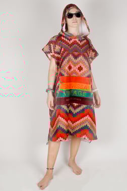 Snowsea Tribal Vintage Plaj ve Sörf Havlu Pançosu