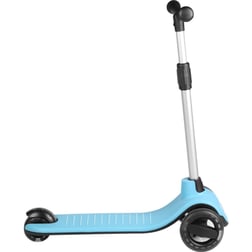 LCLet's Be Child Let's Ride Led Işıklı Silikon 3 Tekerli Yükseklik Ayarlı Scooter Mavi LC-30904
