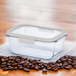 Fika Glace Cam Saklama Kabı 800ml Bej