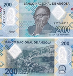 Yabancı Devletlerin Kağıt ParalarıAngola, 200 Kwanza (2020) ÇİL Polimer Para