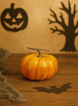 Cadılar Bayramı Yapay Balkabağı Halloween Parti Dekorasyonu 25 cm